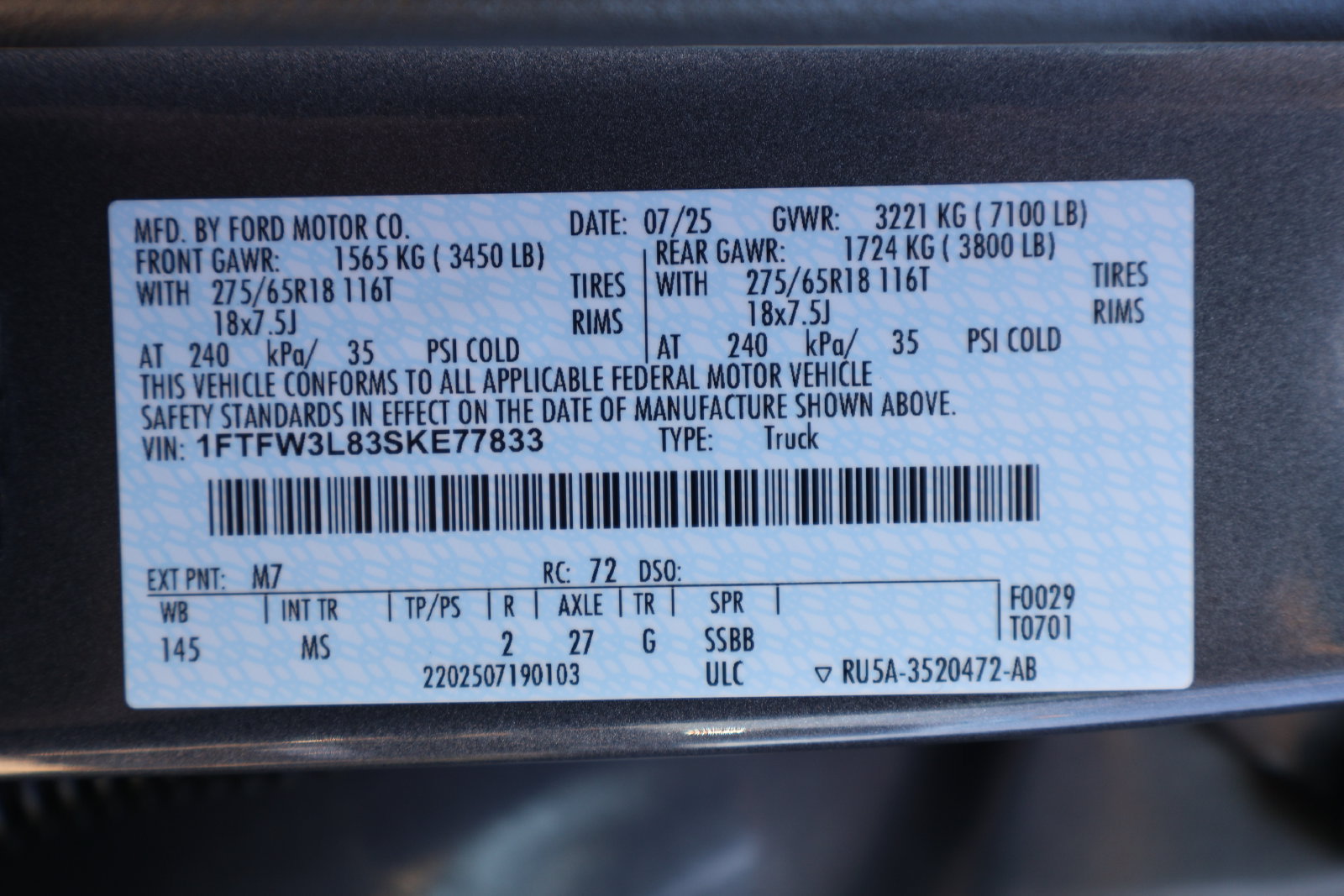Used 2025 Ford F150 XLT w/ Equipment Group 301A Standard AWD/4WD image 27
