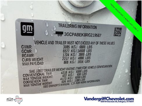 Used 2024 Chevrolet Silverado 1500 Custom RWD image 29
