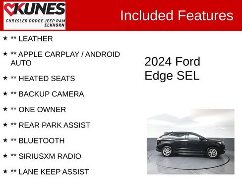 Used 2024 Ford Edge SEL AWD/4WD image 2