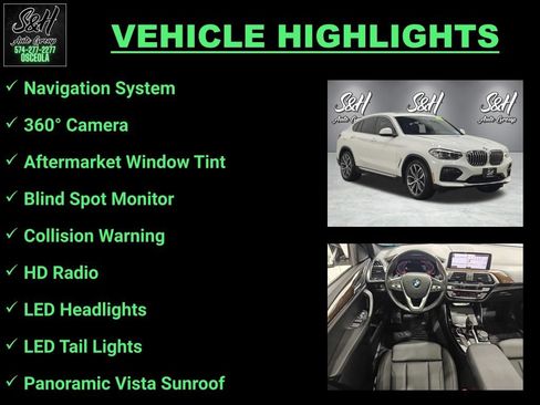 Used 2021 BMW X4 xDrive30i w/ Convenience Package AWD/4WD image 3