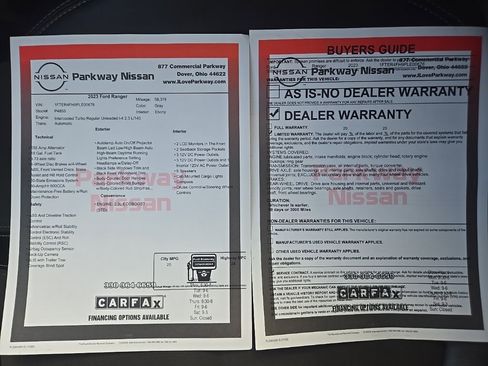 Used 2023 Ford Ranger Lariat w/ Tremor Off-Road Package image 53