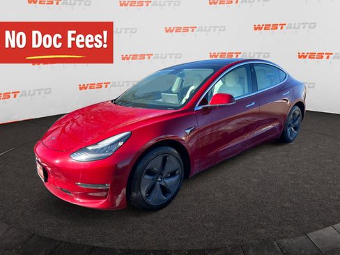 Used 2019 Tesla Model 3 Long Range AWD/4WD image 1