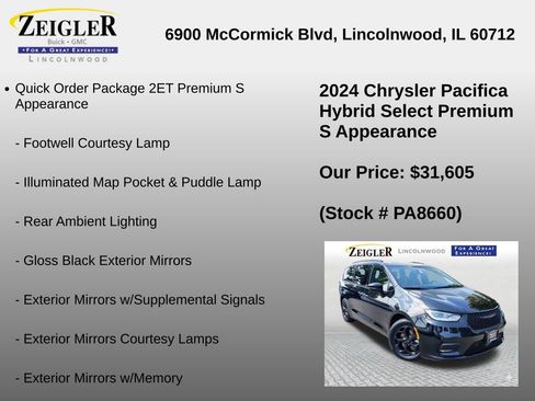 Used 2024 Chrysler Pacifica Premium FWD image 18