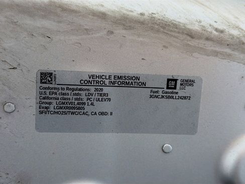 Used 2020 Chevrolet Trax LS w/ LPO, Cargo Package FWD image 17