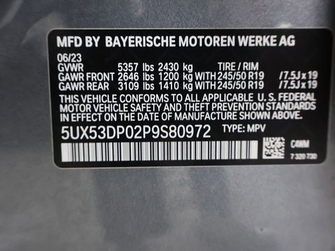 Used 2023 BMW X3 xDrive30i w/ Premium Package image 12