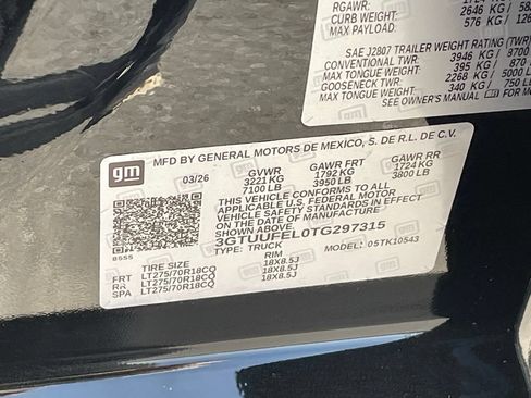 Used 2026 GMC Sierra 1500 AT4X AWD/4WD image 35