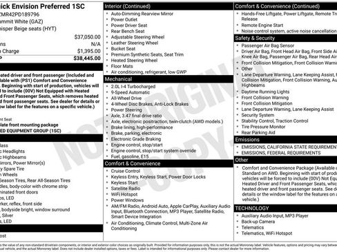 Used 2023 Buick Envision Preferred image 4