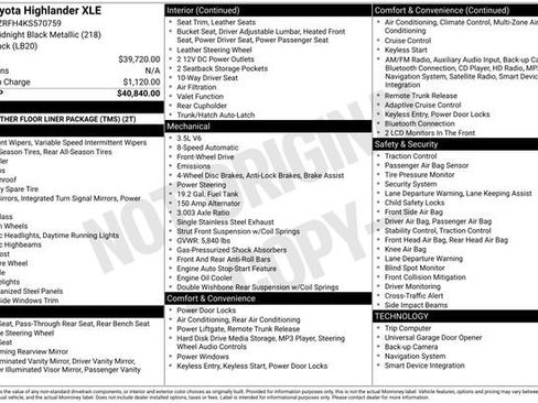 Used 2019 Toyota Highlander XLE image 34