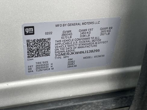 Used 2022 Chevrolet Traverse RS w/ LPO, Roadside Safety Package image 32