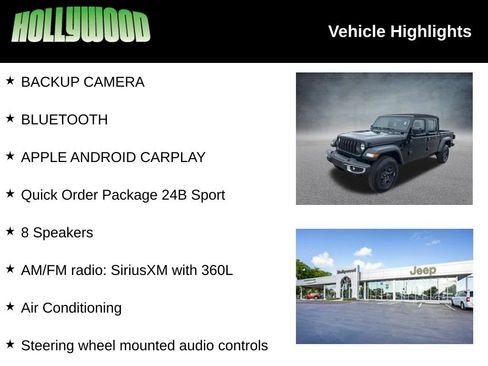 Certified 2024 Jeep Gladiator Sport AWD/4WD image 3