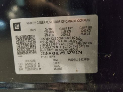 Used 2020 Chevrolet Equinox LS w/ LS Convenience Package FWD image 33