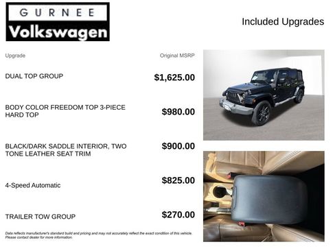 Used 2011 Jeep Wrangler Unlimited Sahara w/ Dual Top Group AWD/4WD image 4