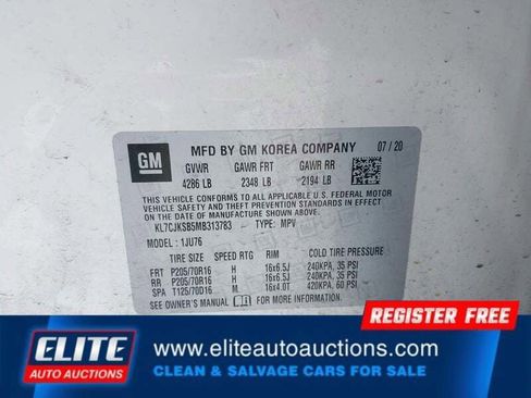 Used 2021 Chevrolet Trax LS w/ Tint and Cruise Package image 18