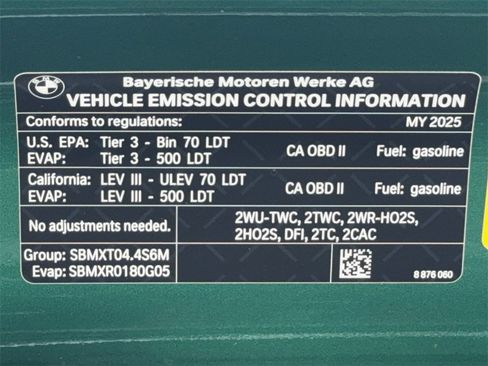 Used 2025 BMW X6 M Competition w/ Executive Package image 64