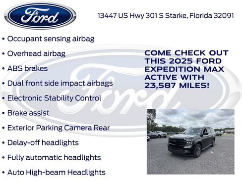 Certified 2025 Ford Expedition Max Active AWD/4WD image 24
