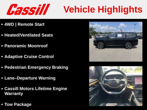 Used 2022 Jeep Grand Wagoneer Series III w/ Rear Seat Video Group 1 AWD/4WD image 7