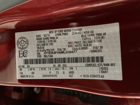 Used 2021 Ford Ranger Lariat w/ FX4 Off-Road Package image 26