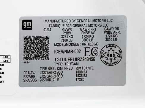 Used 2024 GMC Sierra 1500 AT4 w/ AT4 Preferred Package image 27