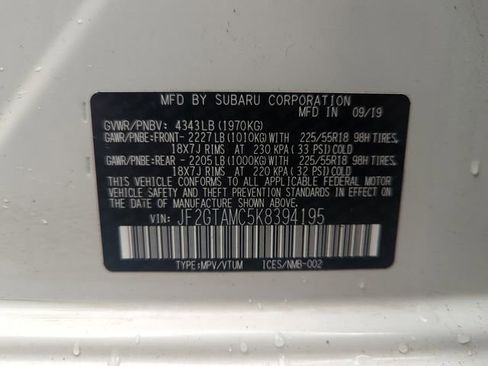 Used 2019 Subaru Crosstrek 2.0i Limited AWD/4WD image 34