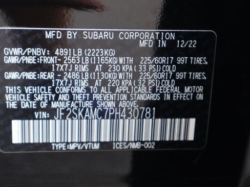 Certified 2023 Subaru Forester Wilderness AWD/4WD image 28
