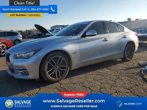 Used 2017 INFINITI Q50 2.0t RWD image 1