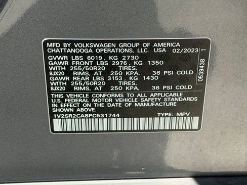 Certified 2023 Volkswagen Atlas SEL R-Line AWD/4WD image 26