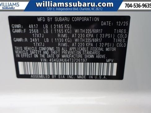 New 2026 Subaru Crosstrek 2.5i Wilderness image 24