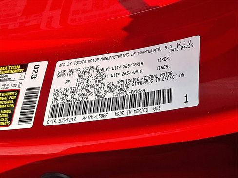 New 2025 Toyota Tacoma TRD Off-Road image 18