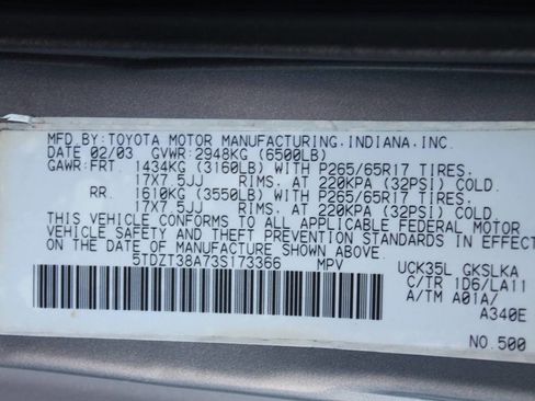 Used 2003 Toyota Sequoia Limited RWD image 14