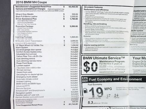 Used 2016 BMW M4 Coupe image 2