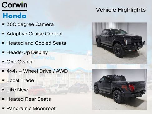 Used 2025 Ford F150 Raptor w/ Equipment Group 803A Raptor R AWD/4WD image 11