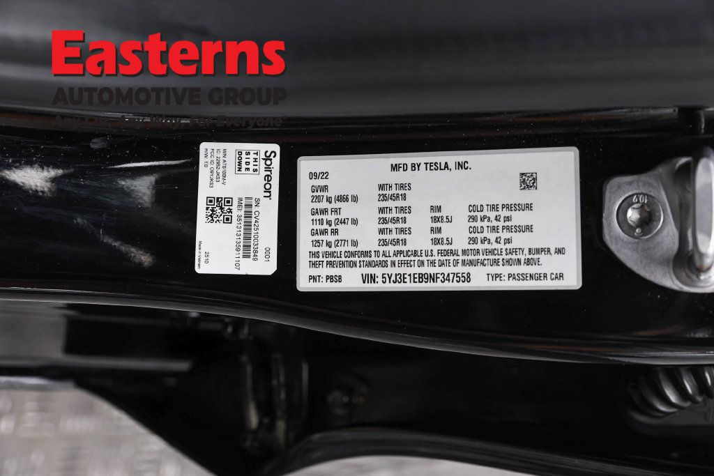 Used 2022 Tesla Model 3 Long Range AWD/4WD image 30