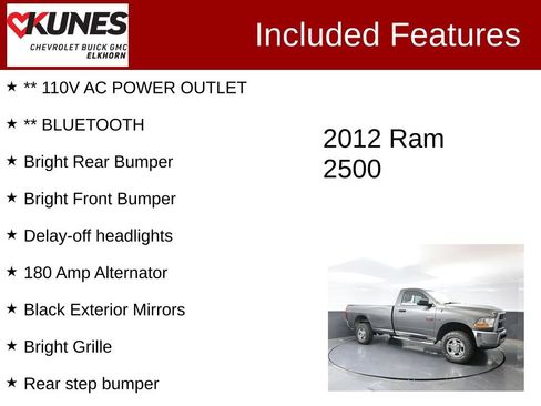 Used 2012 RAM 2500 ST w/ PWR & Remote Entry Group AWD/4WD image 2