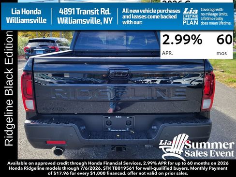 New 2026 Honda Ridgeline Black Edition image 4