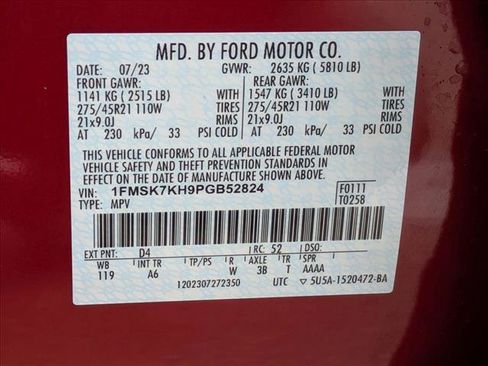 Used 2023 Ford Explorer ST-Line w/ Class IV Trailer Tow Package image 26