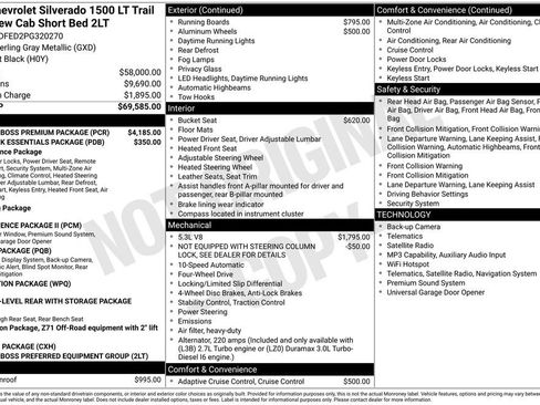 Certified 2023 Chevrolet Silverado 1500 LT Trail Boss w/ LT Trail Boss Premium Package AWD/4WD image 5