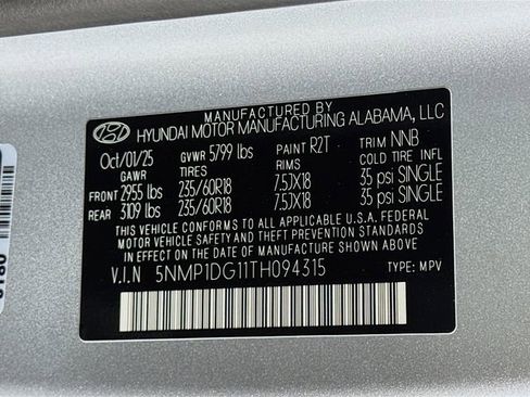 New 2026 Hyundai Santa Fe SE image 35