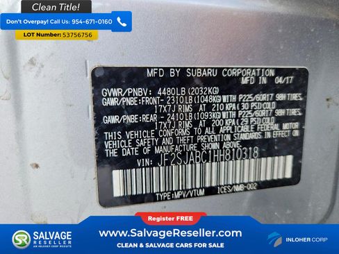 Used 2017 Subaru Forester 2.5i w/ Alloy Wheel Package AWD/4WD image 17