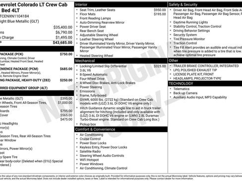 Used 2022 Chevrolet Colorado LT w/ Luxury Package AWD/4WD image 1