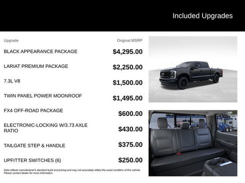 New 2026 Ford F350 Lariat w/ Black Appearance Package AWD/4WD image 5