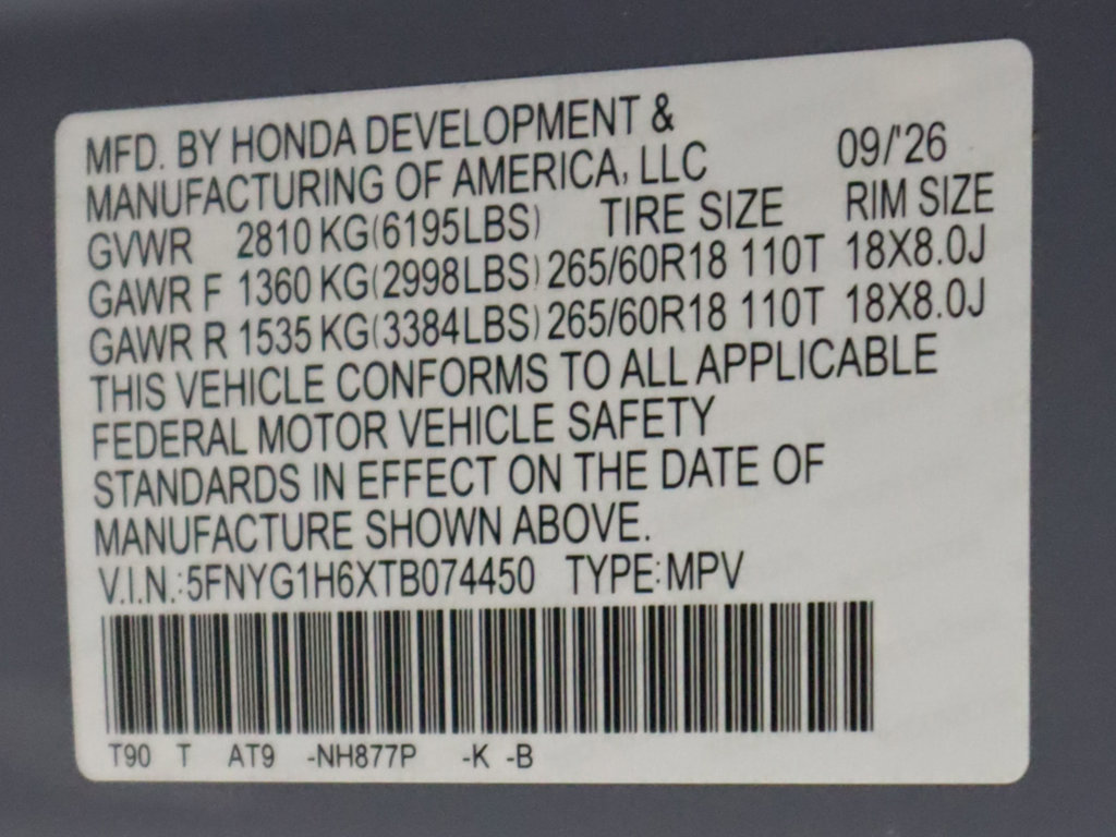 New 2026 Honda Pilot TrailSport image 26