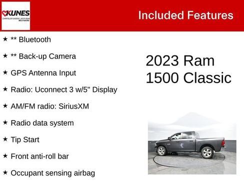 Used 2023 RAM 1500 Classic SLT AWD/4WD image 3
