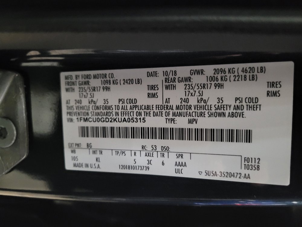 Used 2019 Ford Escape SE FWD image 33