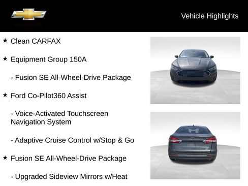 Used 2020 Ford Fusion SE AWD/4WD image 17