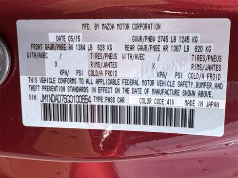 Used 2016 MAZDA MX-5 Miata Grand Touring image 28