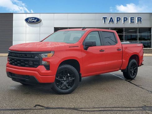 Used 2023 Chevrolet Silverado 1500 Custom w/ LPO, Dark Essentials Package AWD/4WD image 1