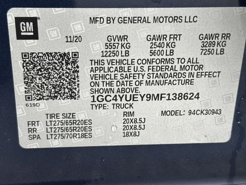 Used 2021 Chevrolet Silverado 3500 LTZ w/ LTZ Premium Package image 36