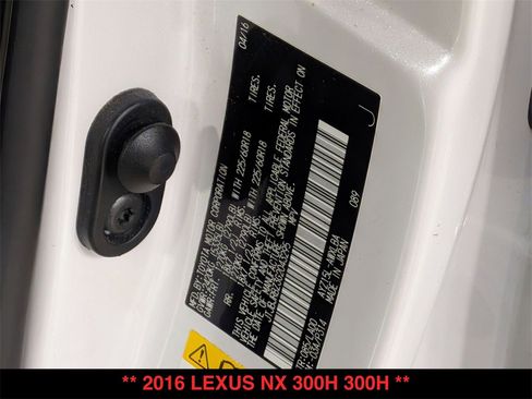 Used 2016 Lexus NX 300h AWD image 31