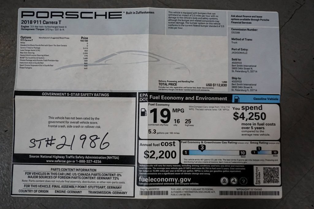 Used 2018 Porsche 911 Carrera image 78