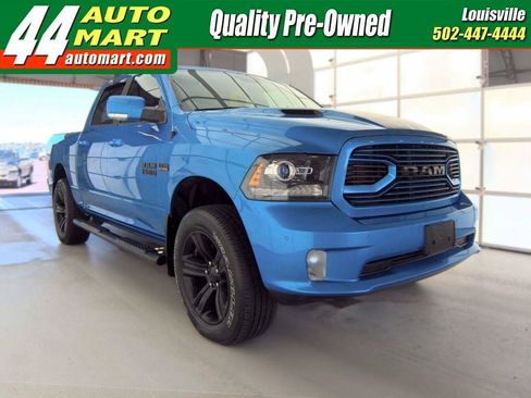 Used 2018 RAM 1500 Sport w/ Hydro Blue Sport Package AWD/4WD image 1